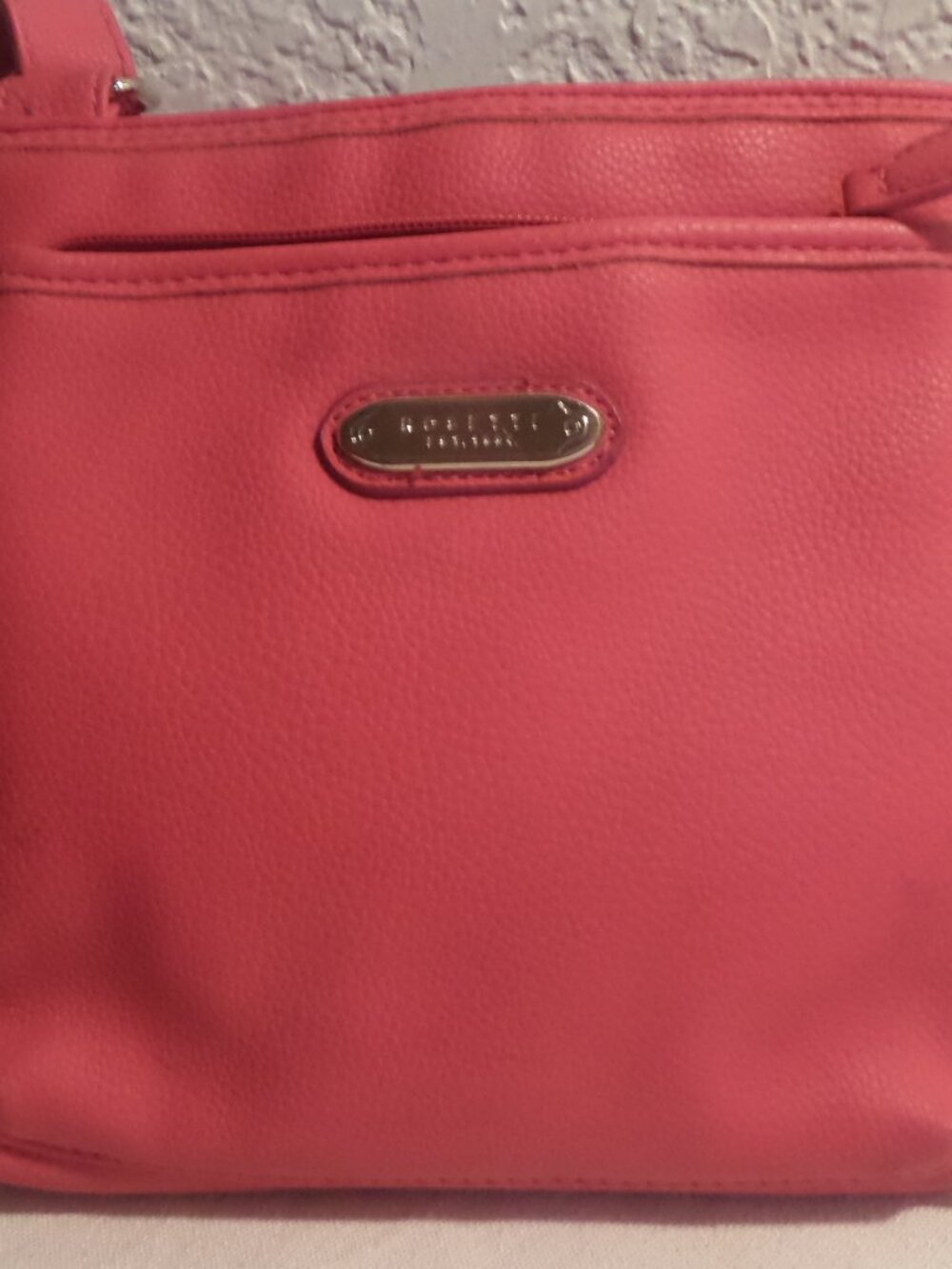 Coral Rosetti Magnetic Snap Crossbody Purse